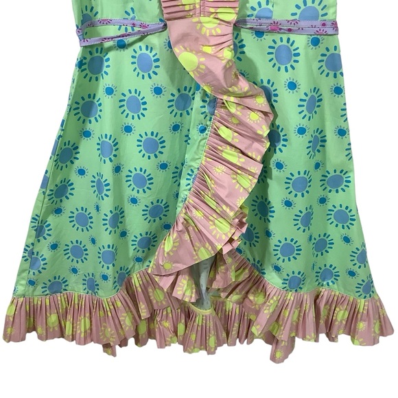 Celia B Orion Mini Dress Green-Multi - Picture 3 of 10